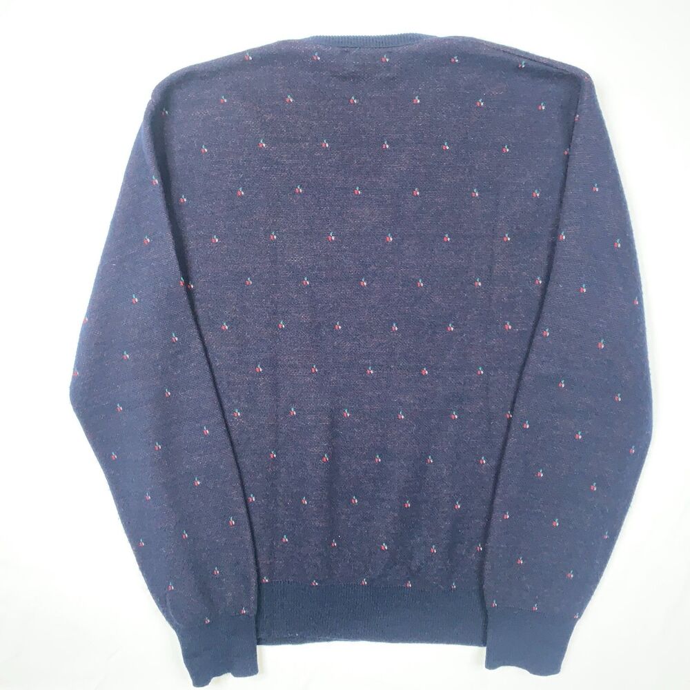 Vintage ROBERT BRUCE Dark Blue Long Sleeve Pullover Sweater Men's Size XL - Picture 5 of 5